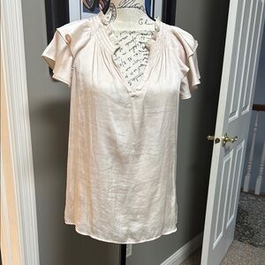 Elegant Cream Women's Top